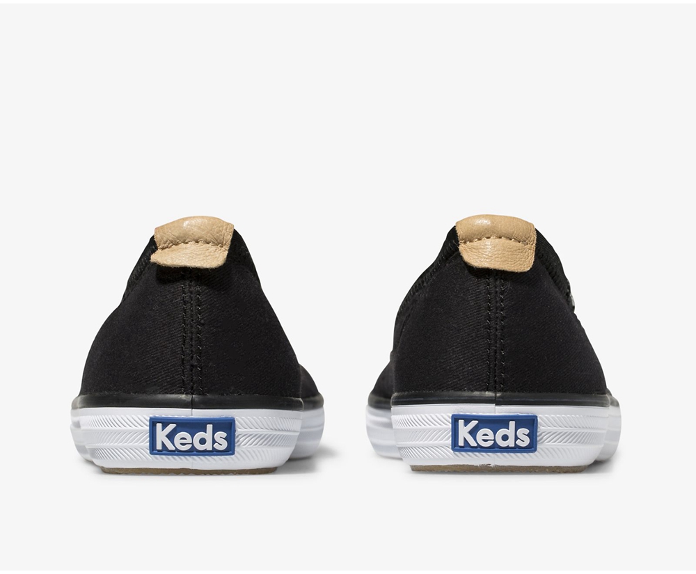 Keds Womens Slip Ons Black - Bryn - 261EWGZAD